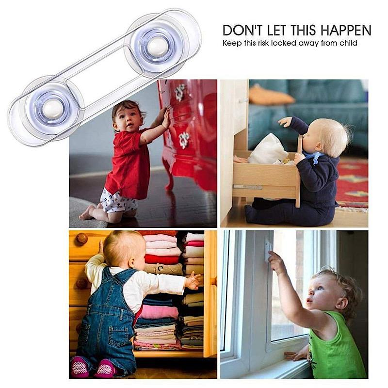 قفل درب کشو و کابینت کودک بسته 10 عددی