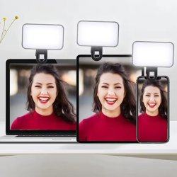 چراغ نورپردازی شارژی موبایل و لپ تاپ مدل کلیپسی